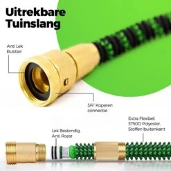 MD-Goods ® Super Sterk Uitrekbare Tuinslang Tot 30 Meter + GRATIS Tas En Koppelstuk - Tuinsproeier - Tuin Besproeien - Waterslang - Sproeikop - Groen - Flexibel Elastisch -Tuinartikelen Winkel 1200x1200 666