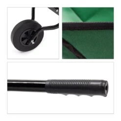 Relaxdays Kruiwagen Opvouwbaar - Inklapbare Tuinwagen - Vouwkruiwagen - Groen - 50 L -Tuinartikelen Winkel 1200x1200 731