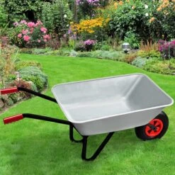 Gardebruk Kruiwagen 80 Liter – Belastbaarheid 100 Kg - Zilver -Tuinartikelen Winkel 1200x1200 776