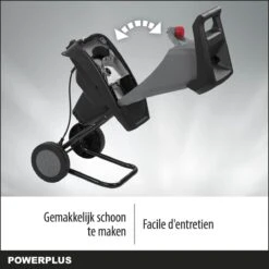 Powerplus POWEG5011 Elektrische Hakselaar Versnipperaar - 2400W - Max. Ø40mm - Incl. Duwstok, Wielen En 50L Opvangzak - Heggen, Bomen En Haag - Tuinonderhoud -Tuinartikelen Winkel 1200x1200 807
