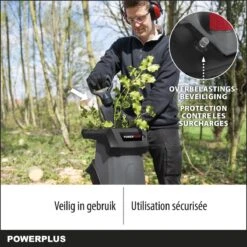 Powerplus POWEG5011 Elektrische Hakselaar Versnipperaar - 2400W - Max. Ø40mm - Incl. Duwstok, Wielen En 50L Opvangzak - Heggen, Bomen En Haag - Tuinonderhoud -Tuinartikelen Winkel 1200x1200 808