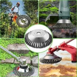 Merkloos SlimShop Onkruidborstel - Bosmaaier Grastrimmer - Onkruid - Onkruidkrabber - Voegenborstel - Onkruidverwijderaar - Max 10.000 Toerental P/m - 20CM -Tuinartikelen Winkel 1200x1200 882