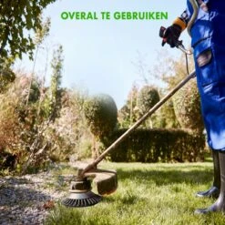 Merkloos SlimShop Onkruidborstel - Bosmaaier Grastrimmer - Onkruid - Onkruidkrabber - Voegenborstel - Onkruidverwijderaar - Max 10.000 Toerental P/m - 20CM -Tuinartikelen Winkel 1200x1200 884