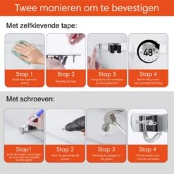 TTD Premium XXL Bezemhouder En Gereedschapsrek - Opslag Van Gereedschap - Opslag Van Schoonmaakspullen - Tuingereedschap - Klussen - RVS - Zwart -Tuinartikelen Winkel 1200x1200 935