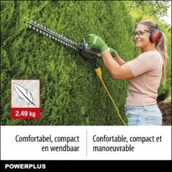 Powerplus POWEG40100 Elektrische Heggenschaar - 550W - Snoeien En Knippen - Zwaardlengte 560mm - Mesafstand 16mm - Haagschaar Voor Tuinonderhoud -Tuinartikelen Winkel 1200x1200 94