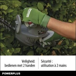 Powerplus POWEG40100 Elektrische Heggenschaar - 550W - Snoeien En Knippen - Zwaardlengte 560mm - Mesafstand 16mm - Haagschaar Voor Tuinonderhoud -Tuinartikelen Winkel 1200x1200 95