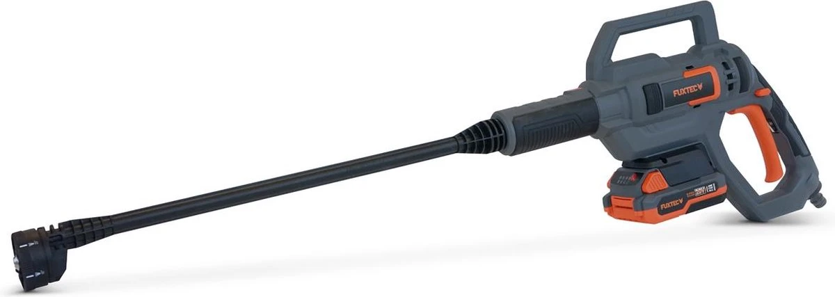 FUXTEC Hogedrukreiniger Accu 20V - Set Met Batterij (2Ah) En Lader (1A) & Accessoires 5 FUXTEC Hogedrukreiniger Accu 20V - Set Met Batterij (2Ah) En Lader (1A) & Accessoires - Afbeelding 5