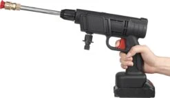 Merkloos Drillpro Elektrische Accu - Hogedrukreiniger - 30Bar - Multifunctioneel Mondstuk - Draagbaar Oplaadbaar Snoerloos - Zwart -Tuinartikelen Winkel 1200x691 2