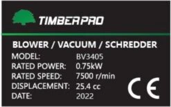 TIMBERPRO - Bladblazer - Benzine - Met Zuig En Versnipperfunctie - Blaassnelheid 225 Km/h - Opvangzak 45 L 8 TIMBERPRO - Bladblazer - Benzine - Met Zuig En Versnipperfunctie - Blaassnelheid 225 Km/h - Opvangzak 45 L -Tuinartikelen Winkel 1200x747 4