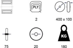 Kruiwagen Wiel 4.00 - 8 Luchtband Lijnprofiel - Asdiameter 20mm -Tuinartikelen Winkel 1200x795 3