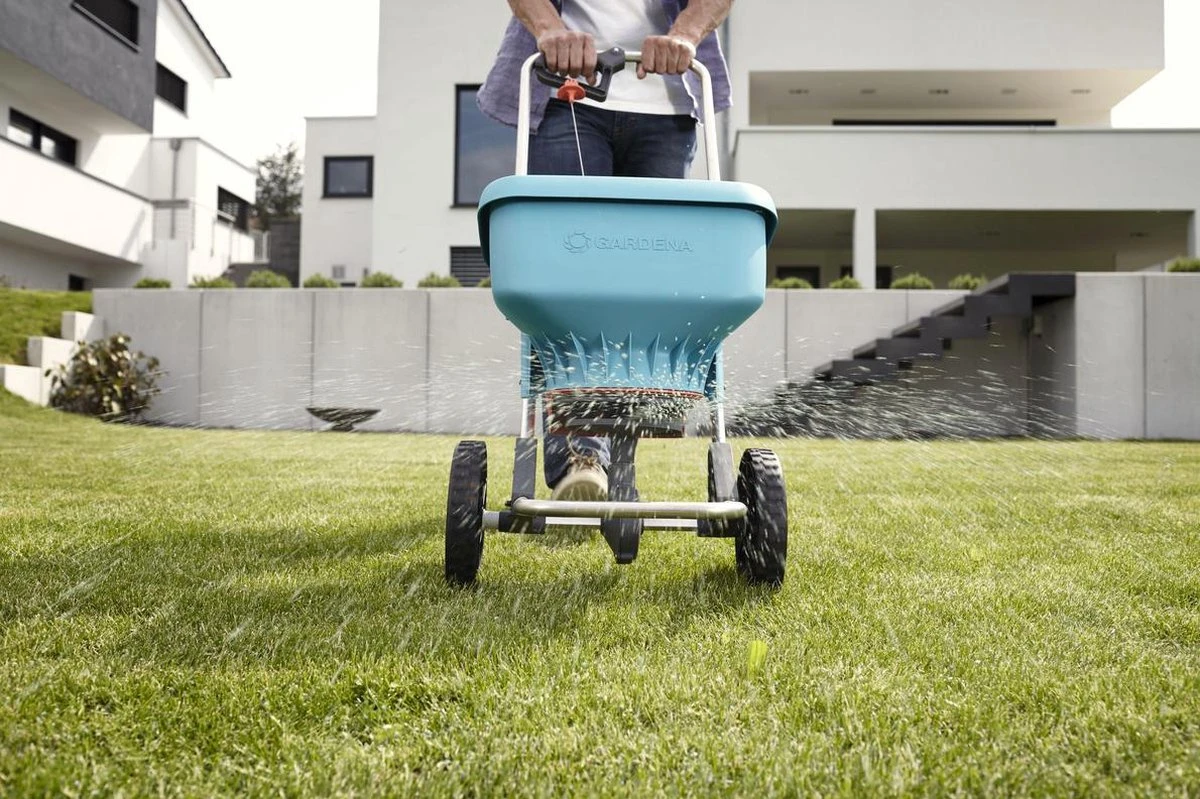 GARDENA Strooiwagen XL Strooikar - 800m2 - 18 Liter 4 GARDENA Strooiwagen XL Strooikar - 800m2 - 18 Liter - Afbeelding 4