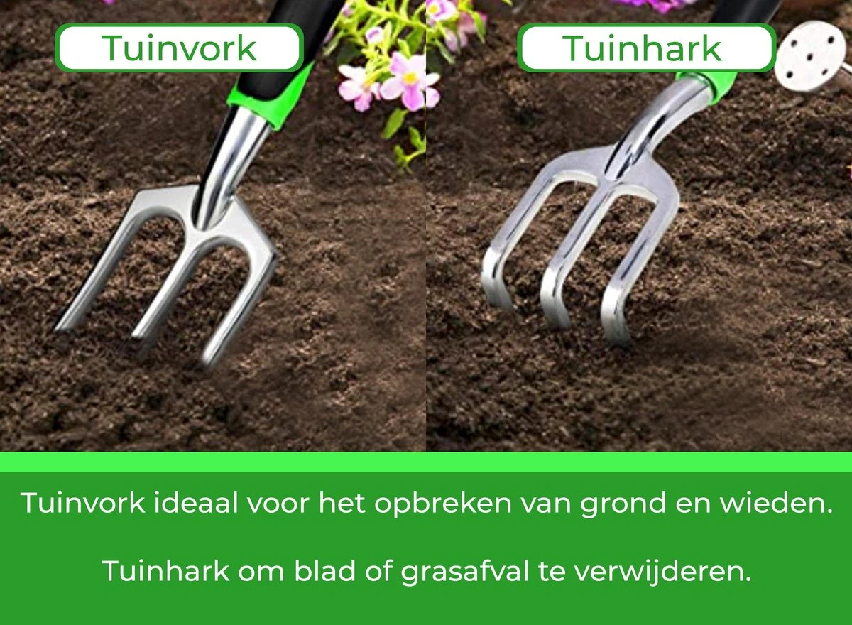 Djambo Tuingereedschap Set 8-delig Tuinsetje Met 15 Unieke Bamboe Plantetiketten In 1 Draagtas - Compleet Tuingereedschap Voor De Tuinliefhebbers 10 Djambo Tuingereedschap Set 8-delig Tuinsetje Met 15 Unieke Bamboe Plantetiketten In 1 Draagtas - Compleet Tuingereedschap Voor De Tuinliefhebbers - Afbeelding 10