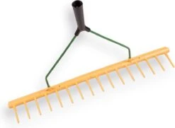 Excellent - Blad Hark - Polyhark Recht Rand - Tuin En Gazon Hark - Handhark - Grashark - Hark Zonder Steel - 16 Tanden - Rood - 65 CM -Tuinartikelen Winkel 1200x881