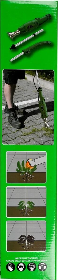 Hofftech Weed Burner Elektrische Onkruidbrander - 2000W - Max. 600 °C - BBQ Aansteker -Tuinartikelen Winkel 251x1200