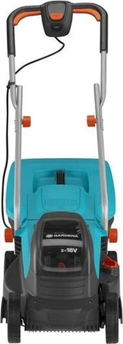 GARDENA - PowerMax 32/36V P4A Ready To Use Set - Grasmaaier (gemotoriseerd) - Maaihoogte 60mm - Snijbreedte 32 Cm -Tuinartikelen Winkel 429x1200