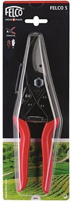 Felco 5 Snoeischaar - Voor Grote Handen - Max. Knipdiameter 25 Mm - Lengte 225 Mm -Tuinartikelen Winkel 435x1200