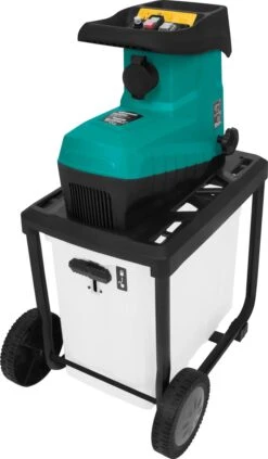 VONROC Stille Hakselaar/Shredder 2800W – Voor Takken Tot Ø45mm – Incl. 60L Opvangbak & Duwstok -Tuinartikelen Winkel 700x1200