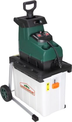 Gardebruk Hakselaar Elektrisch 2800W - 45mm Takdikte - Opvangbak 60 L -Tuinartikelen Winkel 713x1200
