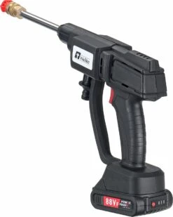 Merkloos Elektrische Accu-Hogedrukreiniger - 20Bar - Multifunctioneel Mondstuk - Draagbaar Oplaadbaar Snoerloos - Reinigingsspuitpistool - Met Rijke Accessoires - Voor Makita 18V-batterij - Voor Auto, Tuin, Terras, Raam (Zwart) -Tuinartikelen Winkel 958x1200