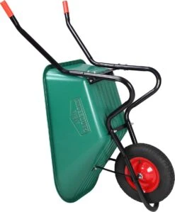 Gardebruk Kruiwagen 100 L - Kunststof Kuip – Tot 150KG Groen -Tuinartikelen Winkel 992x1200